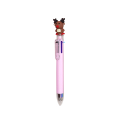 6 Colors Refills Christmas Gift Pen