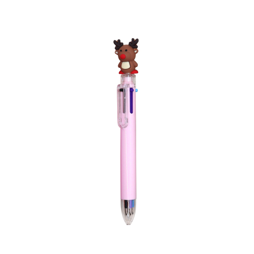 6 Colors Refills Christmas Gift Pen