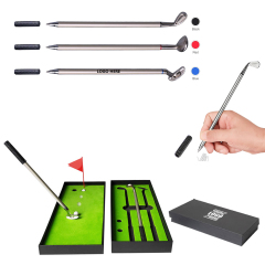 Golf Ballpoint Pens Gift Set