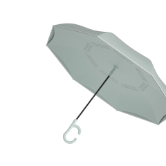 Inverted Umbrella with C-Shaped Handle