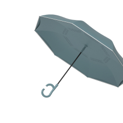 Inverted Umbrella with C-Shaped Handle