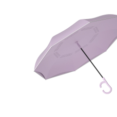 Inverted Umbrella with C-Shaped Handle