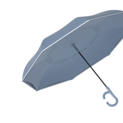 Inverted Umbrella with C-Shaped Handle