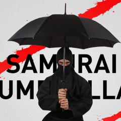 Automatic Samurai Sword Umbrella