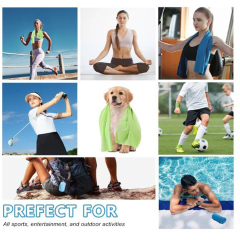 Microfiber Cooling Neck Towels for Instant Relief