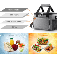 Large 15L Insulated Lunch Bag for Adults