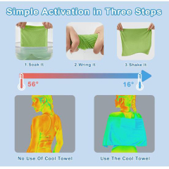 Microfiber Cooling Neck Towels for Instant Relief