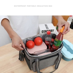 Insulated Lunch Tote with Shoulder Strap