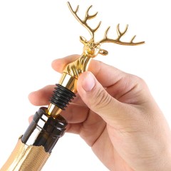 Deer Head Wine Stopper Cork