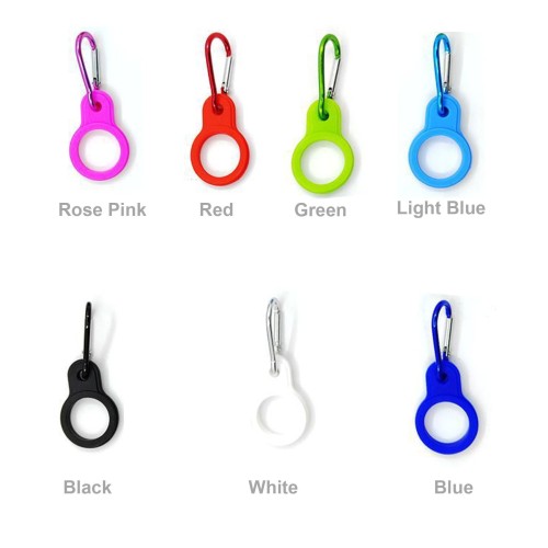 Silicone Water Bottle Holder With Carabiner