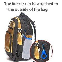 Silicone Water Bottle Holder With Carabiner