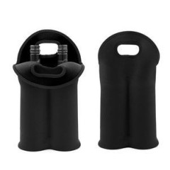 Neoprene Dual Color 2 Bottles Wine Bag
