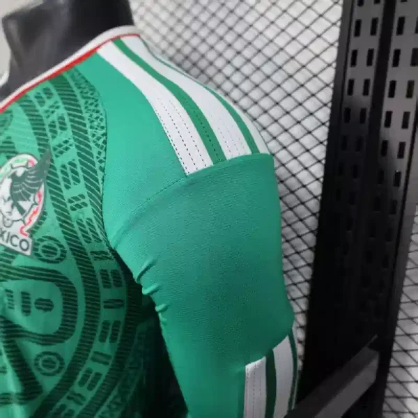 Mexico Authentic Home Kit Long Sleeve Soccer Jersey World Cup 2026