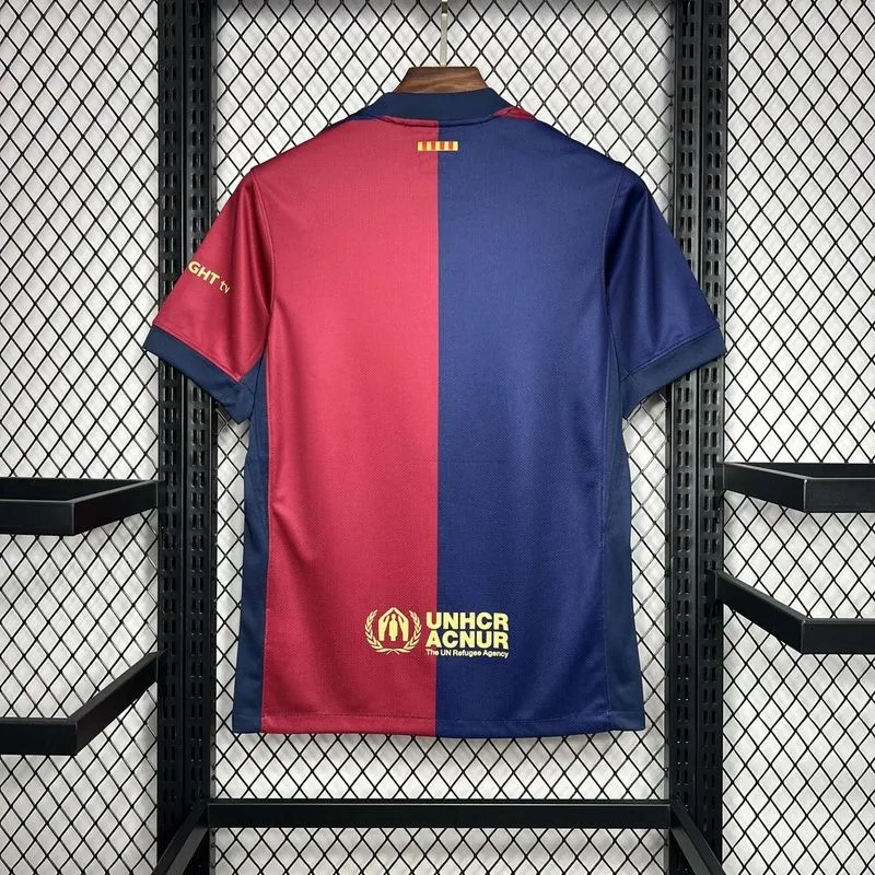 24-25 Barcelona Home Soccer Jersey Without Spofity Text