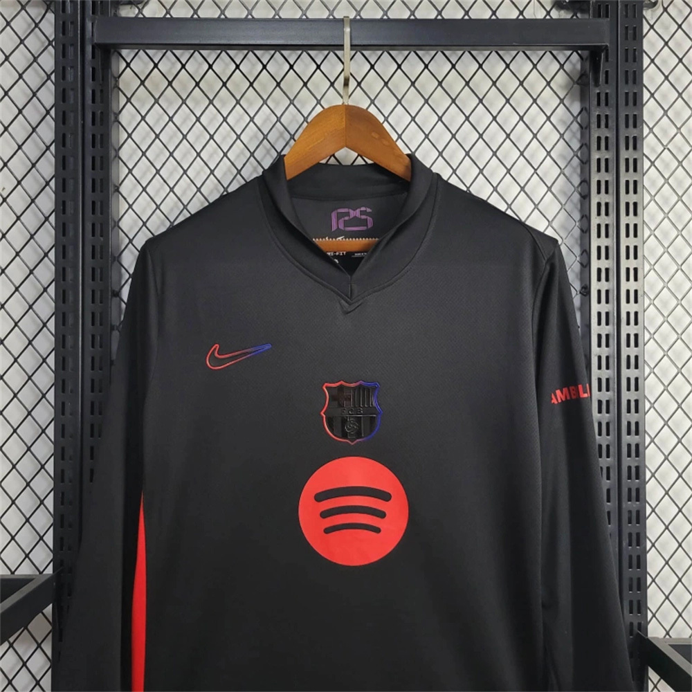 Barcelona Away Long Sleeve Jersey 2024-25