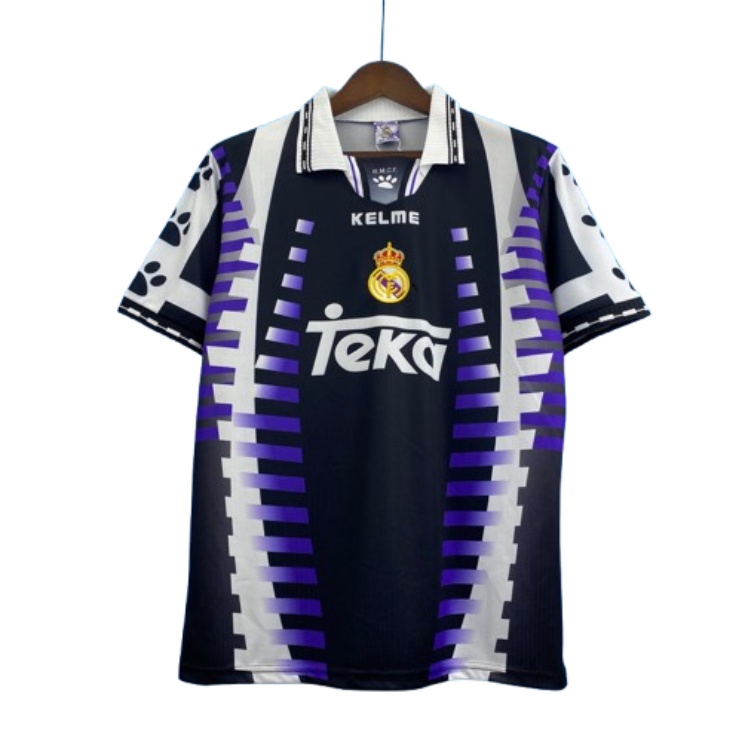 97-98 Real Madrid Third Retro Soccer Jersey