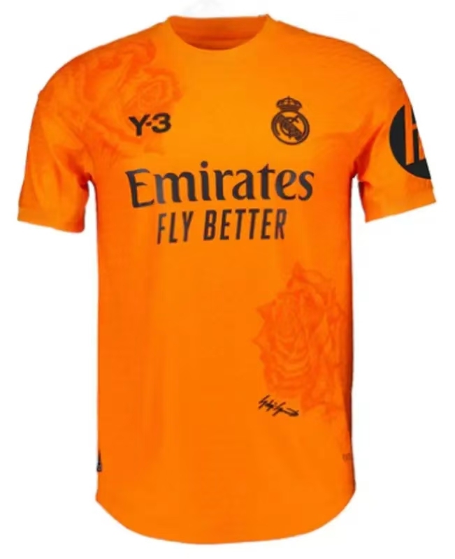 24-25 Real Madrid Y3 Orange Jersey