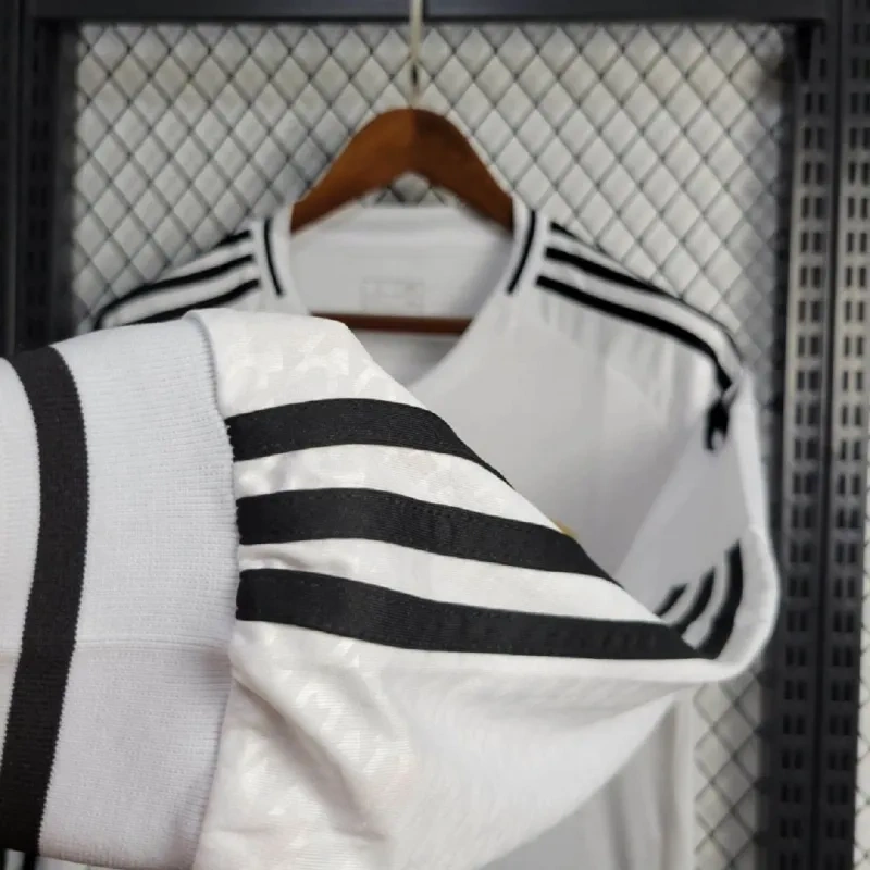 BELLINGHAM #5 Real Madrid Home Long Sleeve Replica Jersey 2024-25