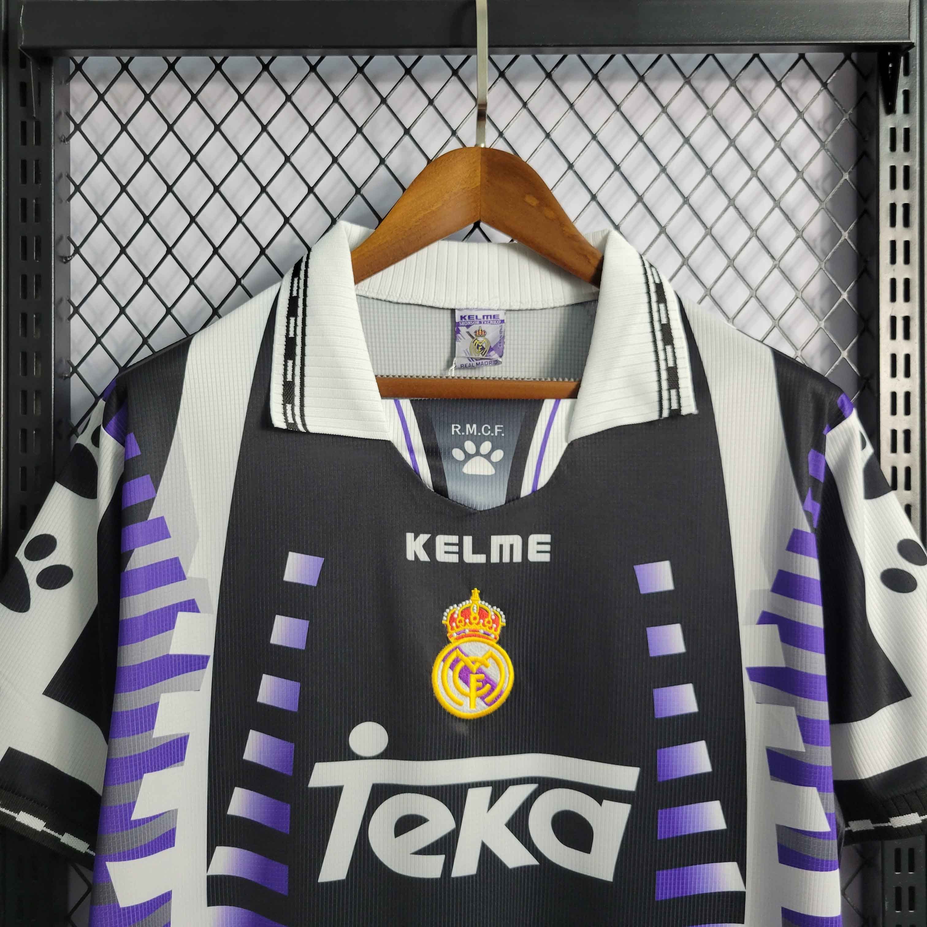 97-98 Real Madrid Third Retro Soccer Jersey
