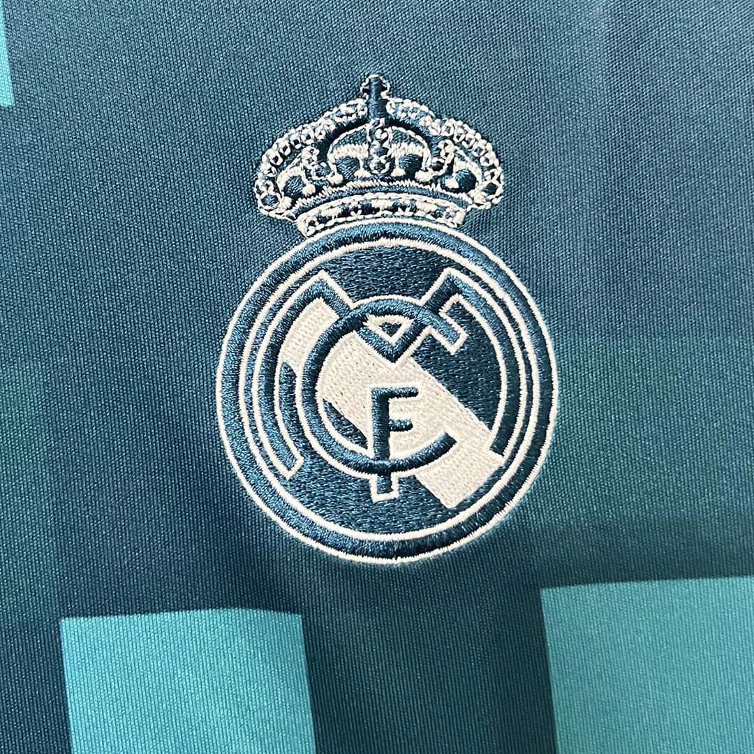 Real Madrid Retro Long Sleeve Jersey Third Away 2017-18