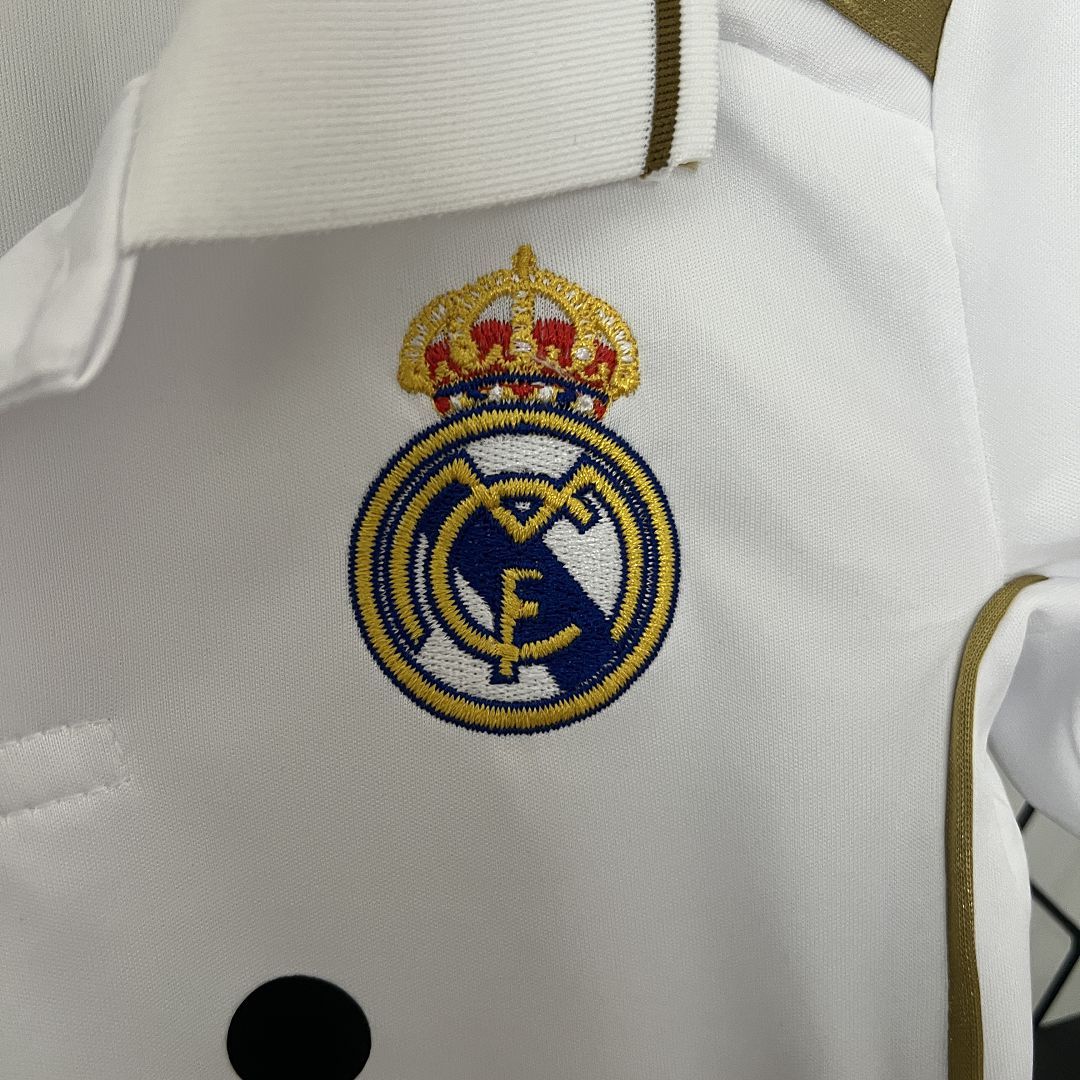 Real Madrid 11-12 Home Retro Kids Kit Soccer Jersey