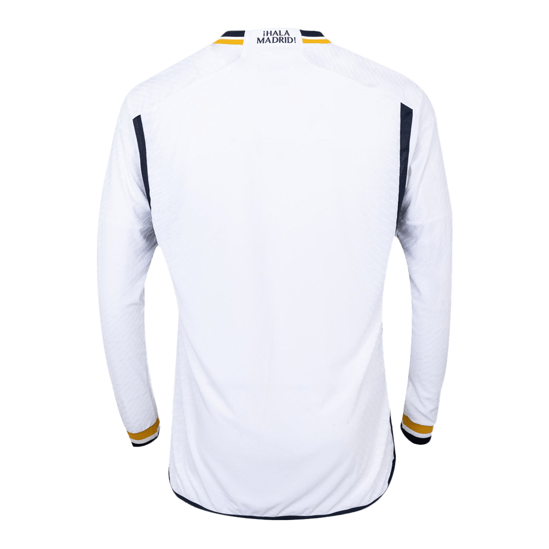 Real Madrid Jersey Home Soccer Jersey Long Sleeve 2023-24