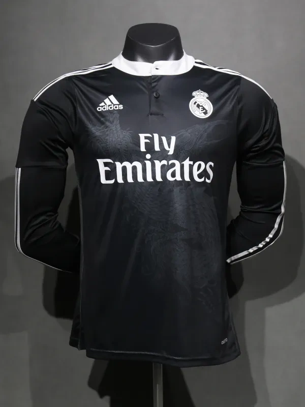 Real Madrid Retro Long Sleeve Jersey Third Away 2014-15