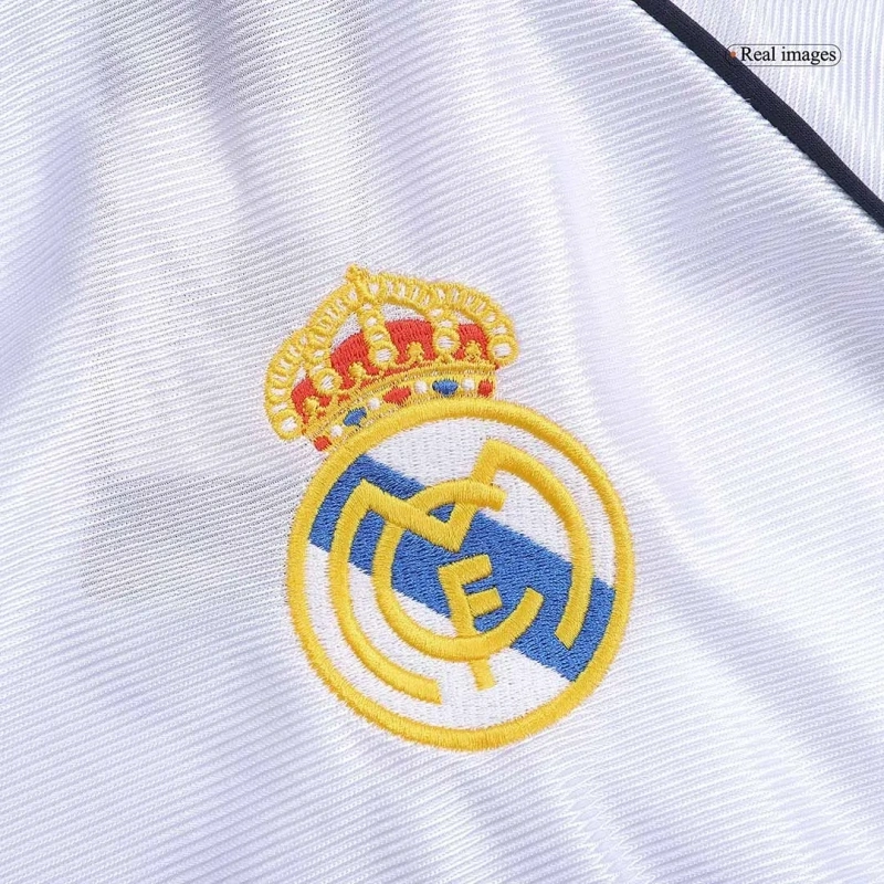 Real Madrid 1999/00 Retro Away Soccer Jersey Long Sleeve
