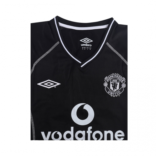Manchester United Shirt Retro Jersey Goalkeeper Long Sleeve 2000-01
