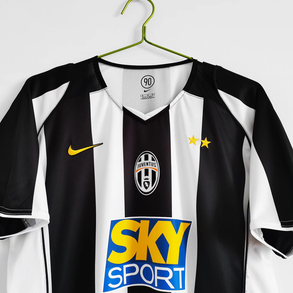 2004-05 Juventus Retro Jersey Home