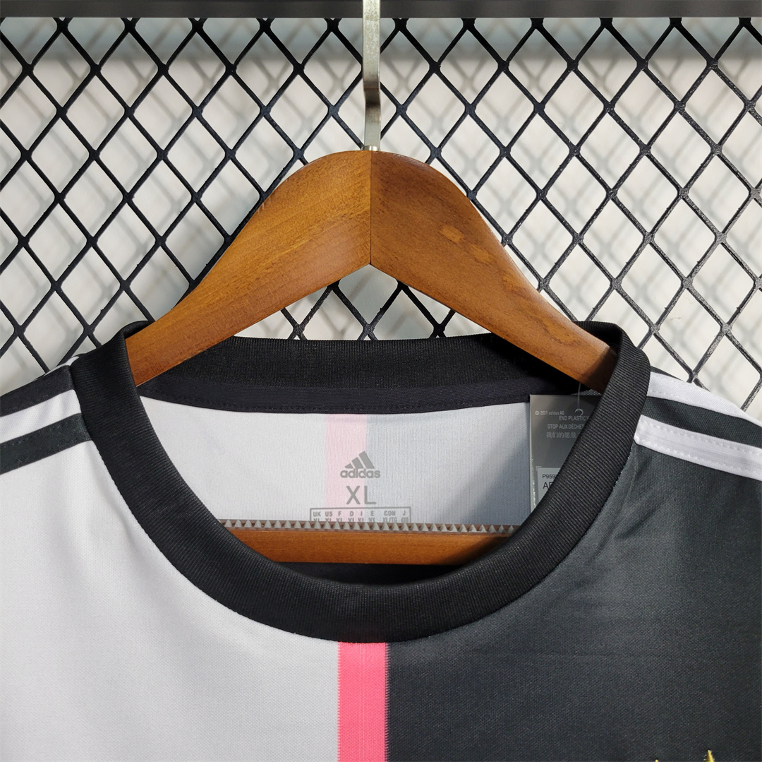 2019-20 Juventus Home Retro Soccer Jersey Adidas Ronaldo #7