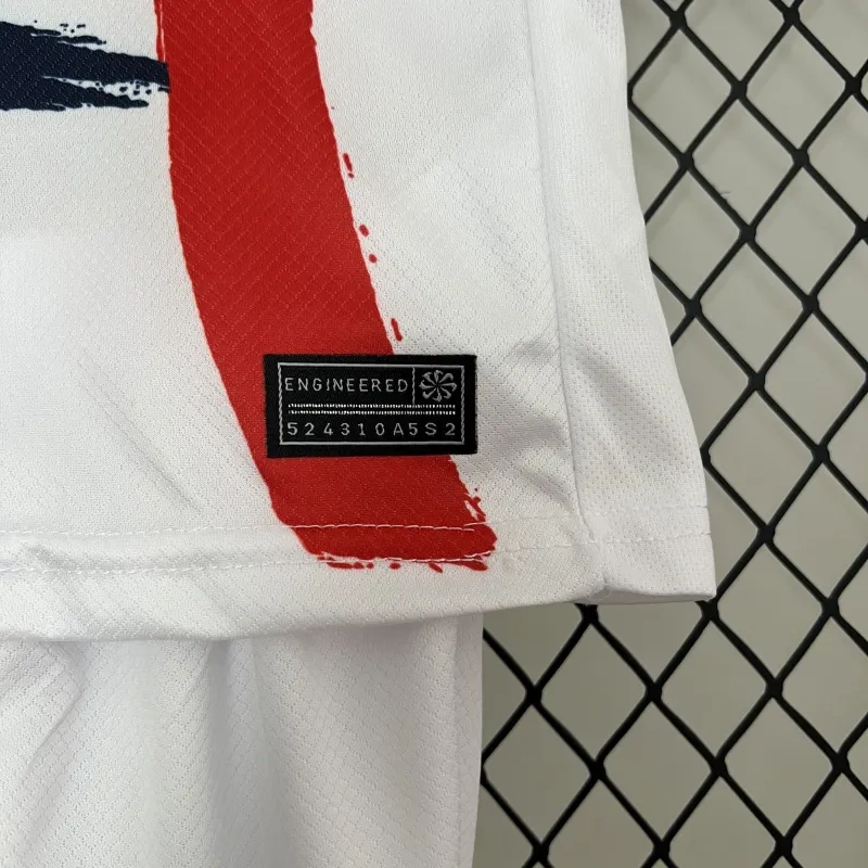 24-25 PSG Saint-Germain Away Soccer Kids Kit Jersey+Shorts