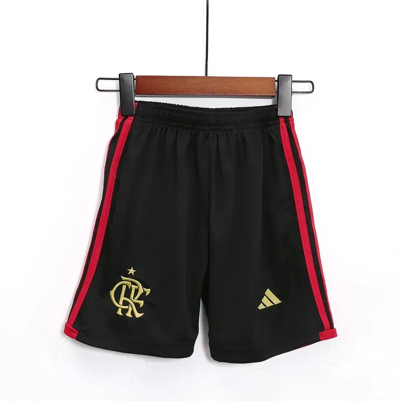 Kids CR Flamengo 2023/24 Away Jersey Kit
