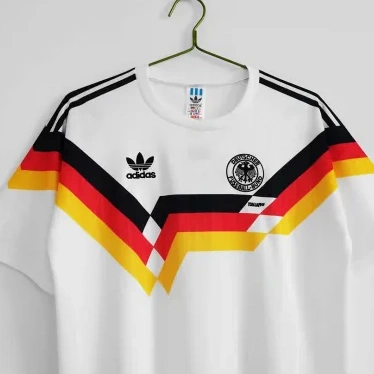 West Germany 1990 Retro Jersey Home World Cup