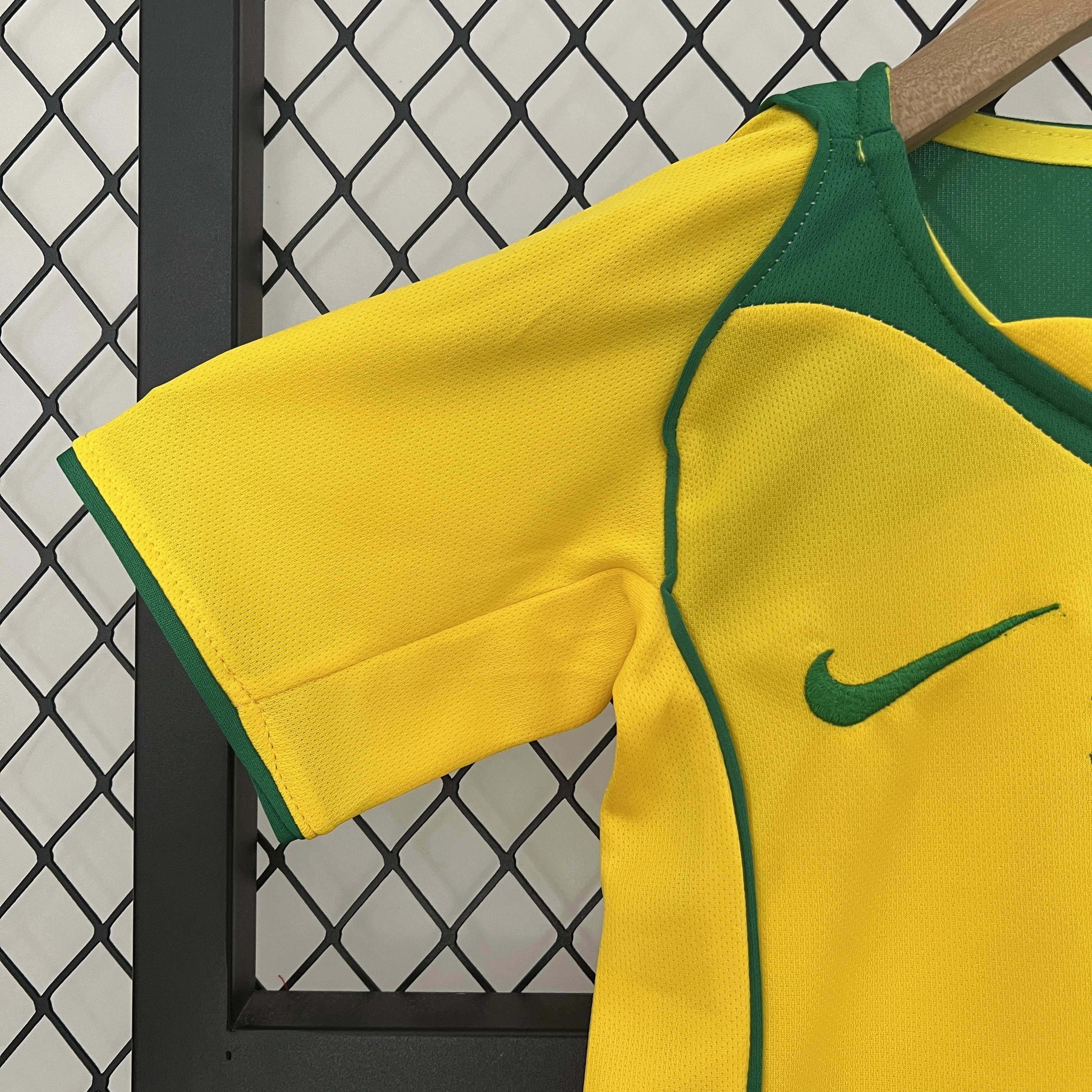 Kids Brazil World Cup Home Retro Kits 2004