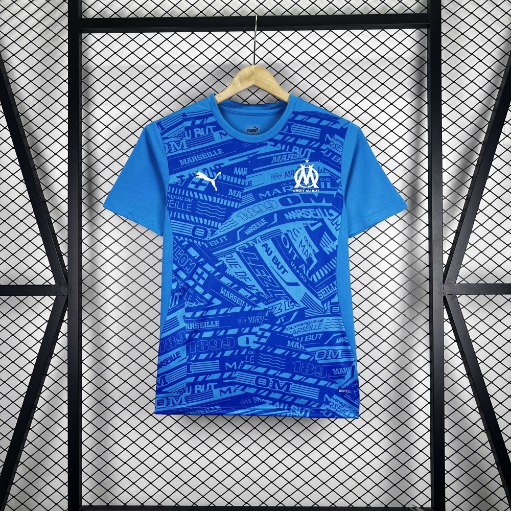 2025/2026 Olympique de Marseille Training Wear Soccer Football Jersey 1:1 Thai Quality