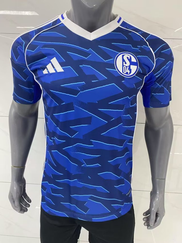 2025/2026 Player Version Schalke 04 Home Football Jersey 1:1 Thai Quality