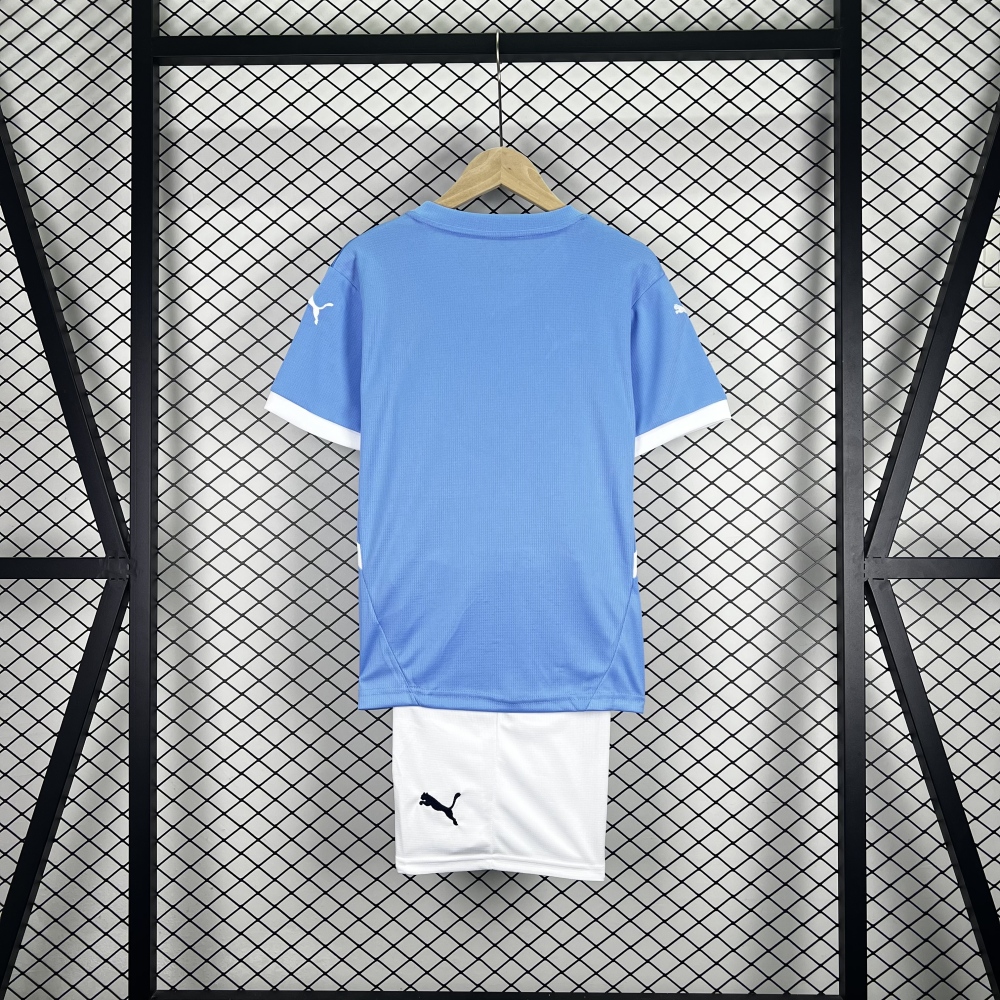 2025/2026 Manchester City Home Football Jersey 1:1 Thai quality Kids Size