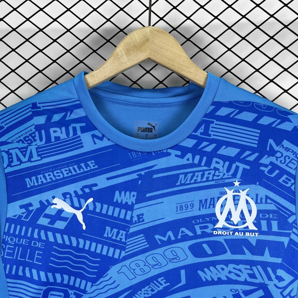 2025/2026 Olympique de Marseille Training Wear Soccer Football Jersey 1:1 Thai Quality