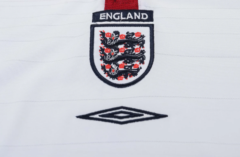2004 Retro England Home Football Shirt 1:1 Thai Quality Kids Size