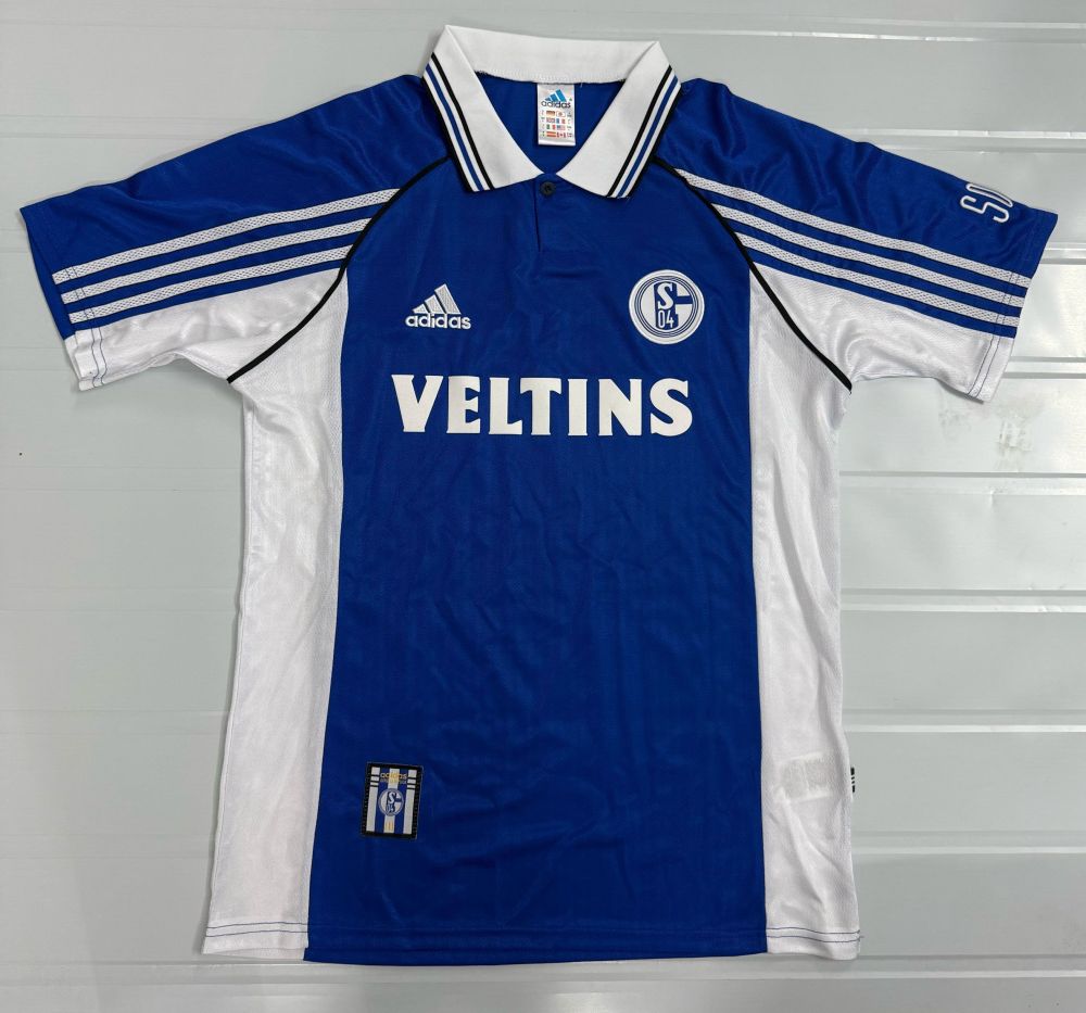 1998/2000 Retro Schalke 04 Home Football Jersey 1:1 Thai Quality
