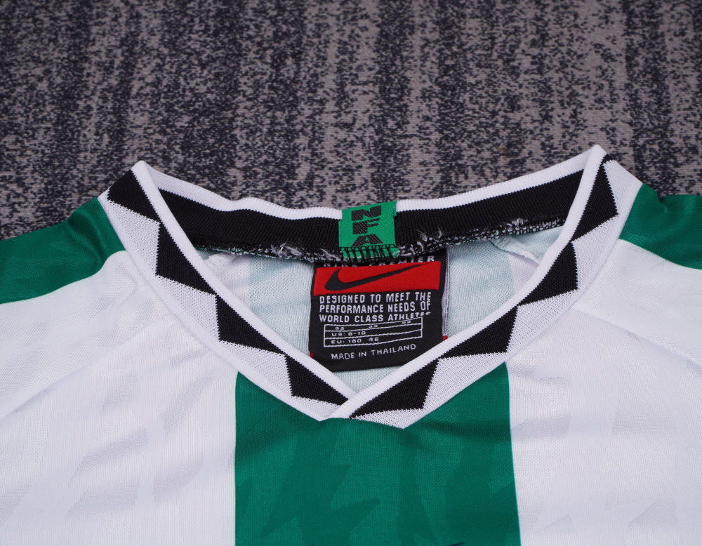 1996 Retro Nigeria National Team Away Football Jersey 1:1 Thai Quality Kids Size