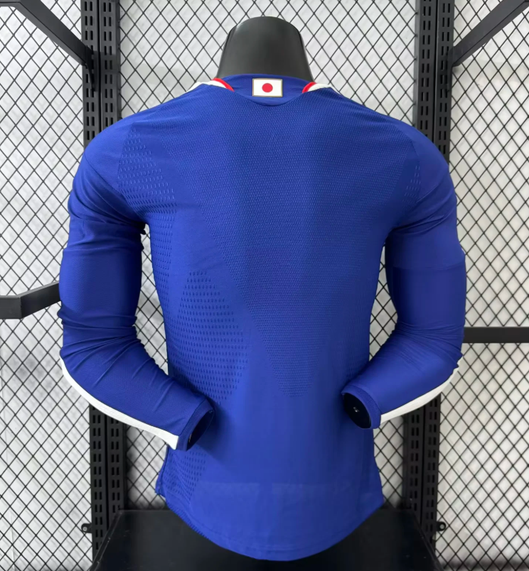 2025/2026 Long Sleeve Player Version Japan Home Football Jersey 1:1 Thai Quality