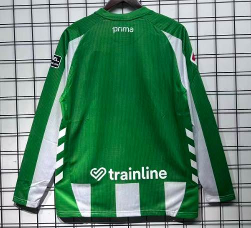 2025/2026 Long Sleeve Real Betis Home Football Shirt 1:1 Thai Quality