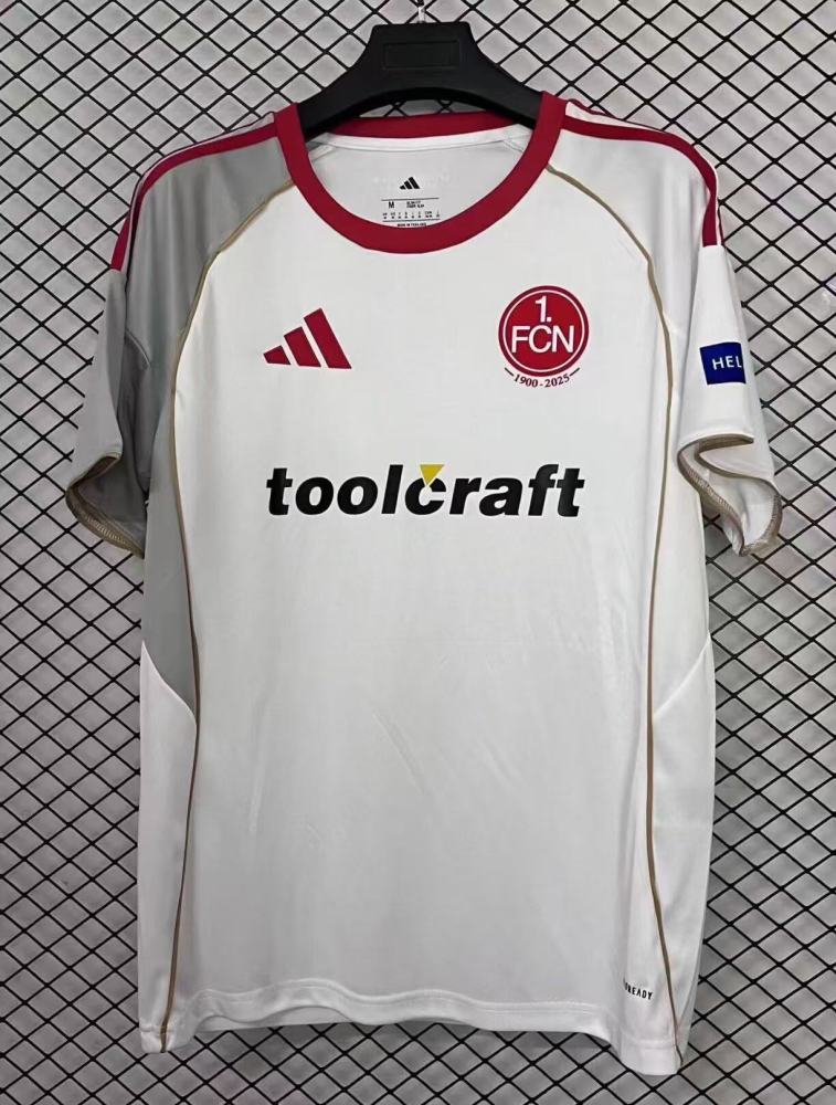 2025-2026 FC Nürnberg Away Football Jersey 1:1 Thai Quality