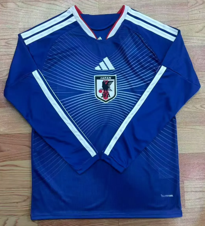 2025/2026 Long Sleeve Japan Home Football Jersey 1:1 Thai Quality