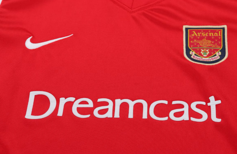 2001/2002 Retro Arsenal Home Football Shirt 1:1 Thai Quality Kids Size