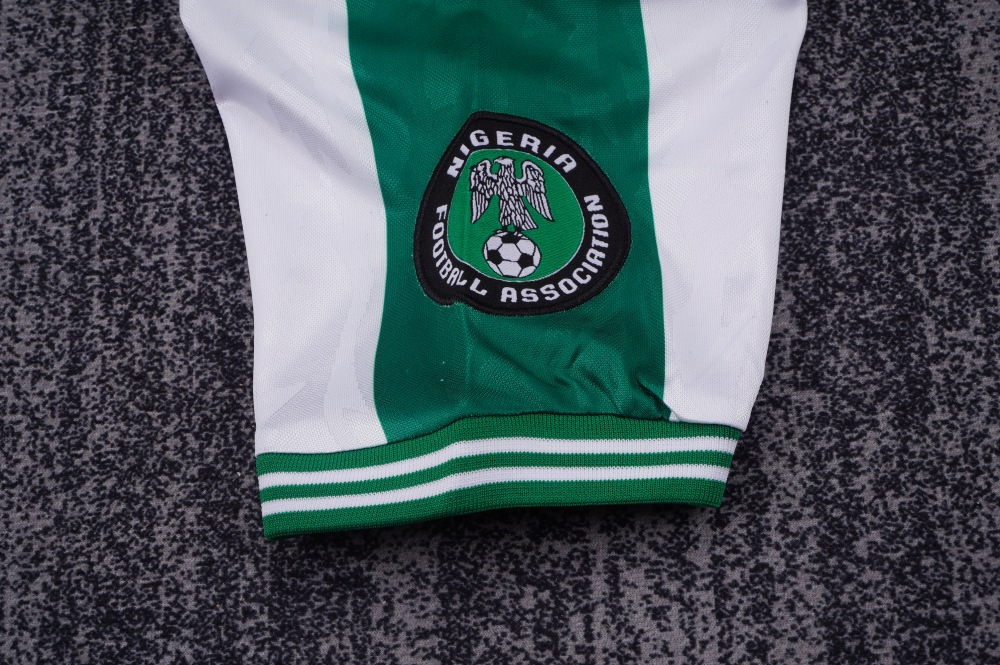 1996 Retro Nigeria National Team Away Football Jersey 1:1 Thai Quality Kids Size