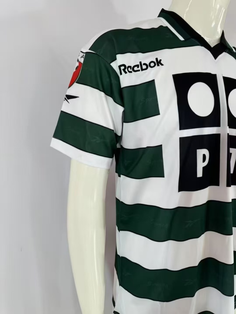 2000/2001 Retro Sporting Lisbon Home Football Shirt 1:1 Thai Quality