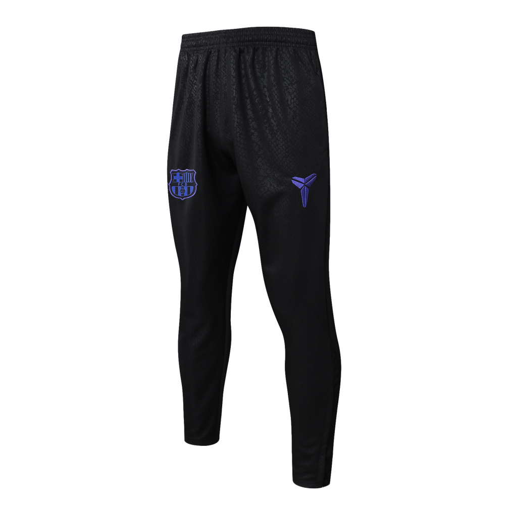 2025/2026 Barcelona Half-Pull Training Suit Black joint edition Jersey Set 01